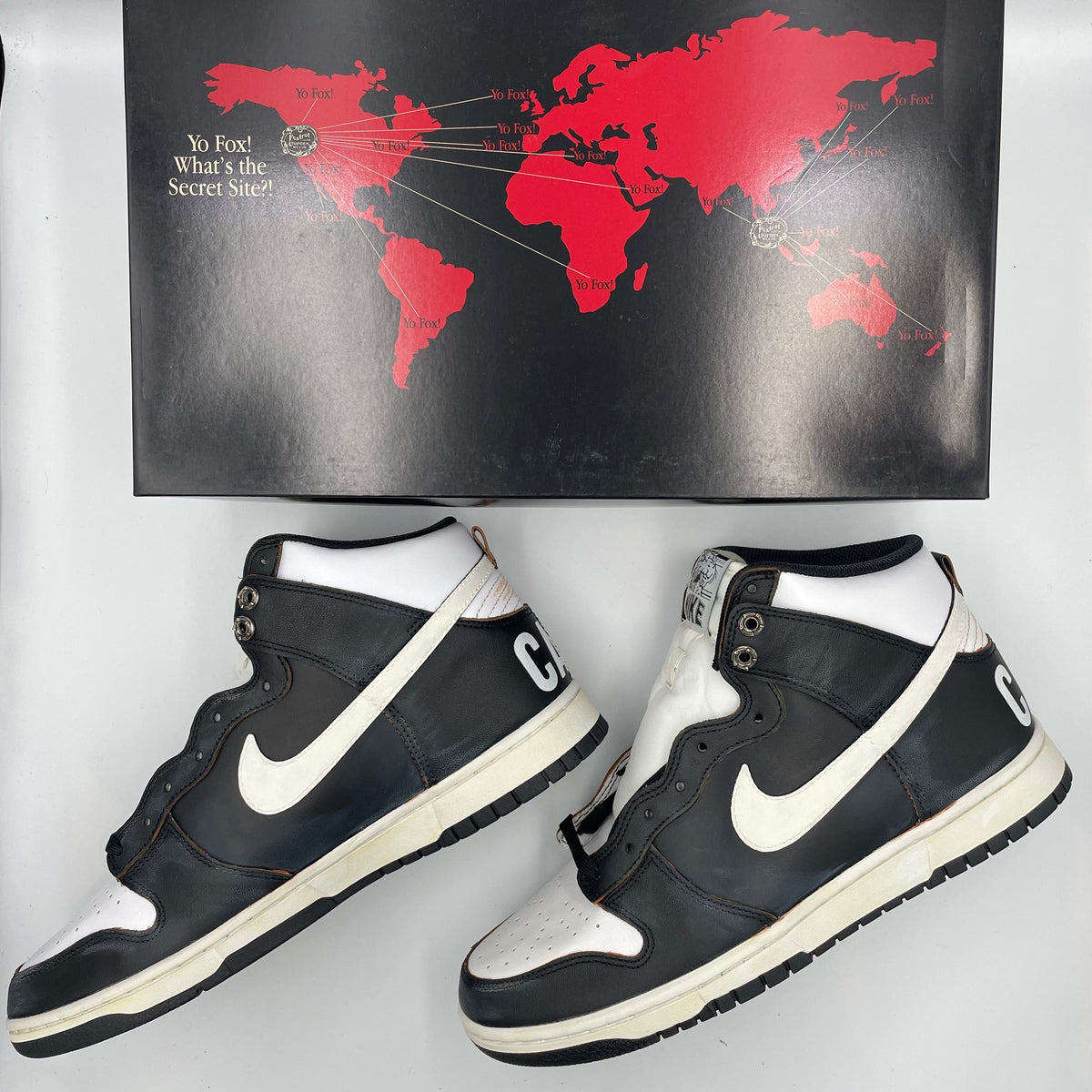 Nike Wmns Dunk Hi foxtrot uniform カスタム品 Nike Dunk High Foxtrot Uniform Black Cat SMU Dunk High