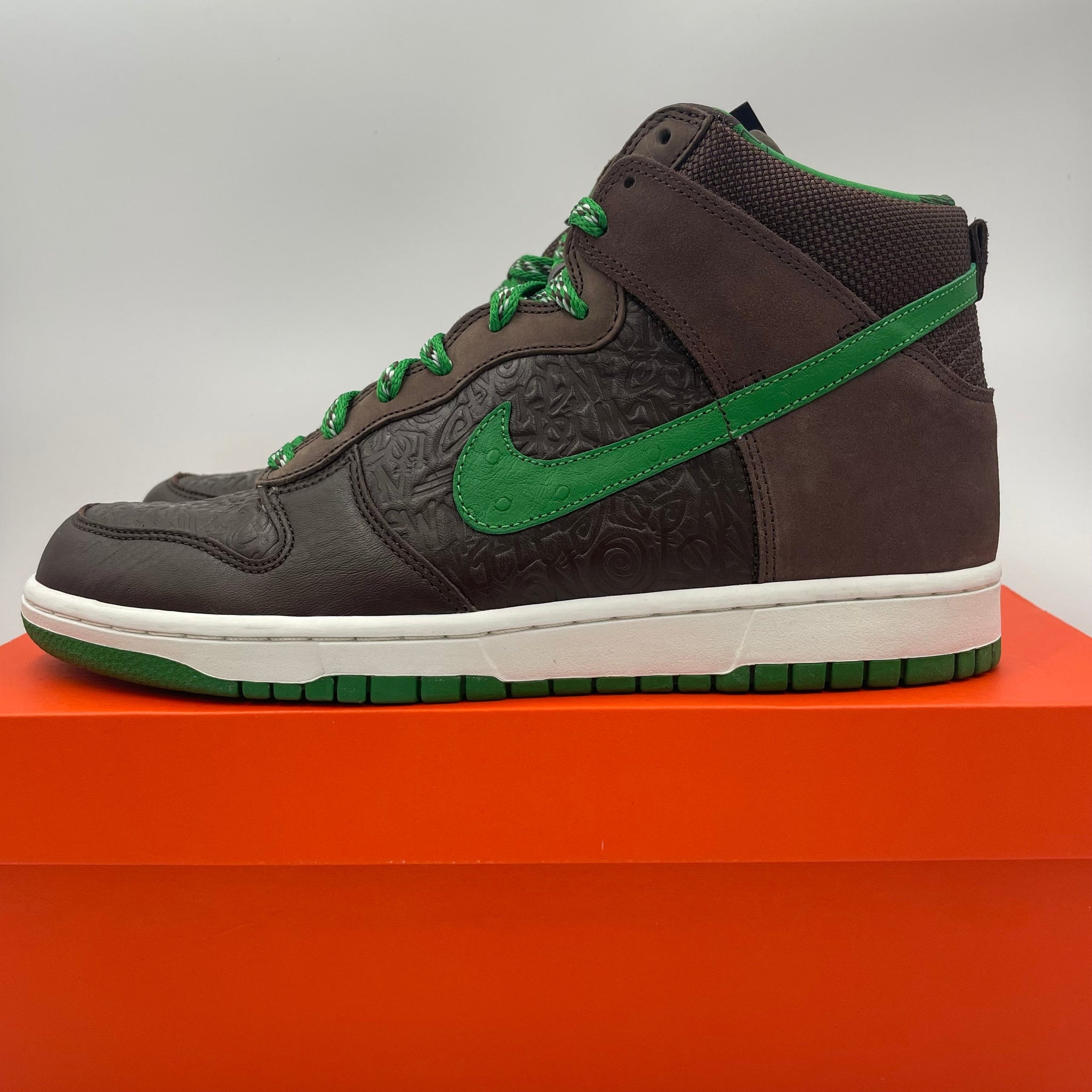 希少 NIKE × STUSSY 315593 DUNK HIGH スニーカー Buy Dunk High 'Stussy World Tour London' - 315593 221 | GOAT
